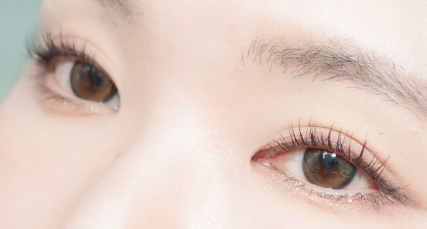 Olola Blurring Brown — monthly colored contact lenses, 13.2mm graphic diameter
