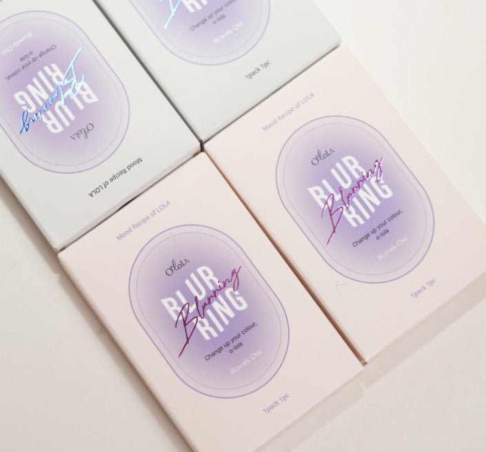Olola Blurring Brown — monthly colored contact lenses, 13.2mm graphic diameter