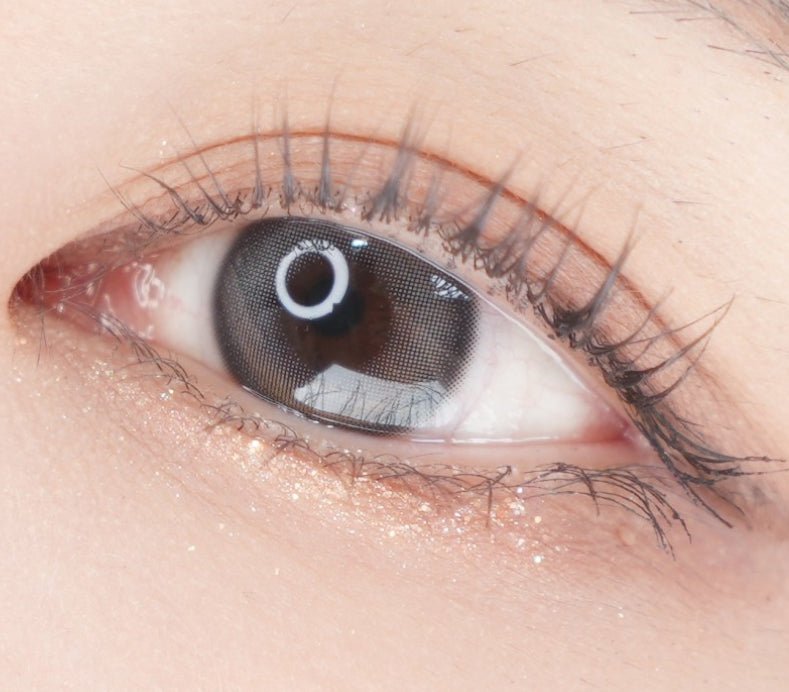 Olola Blurring Gray — monthly colored contact lenses, 13.2mm graphic diameter