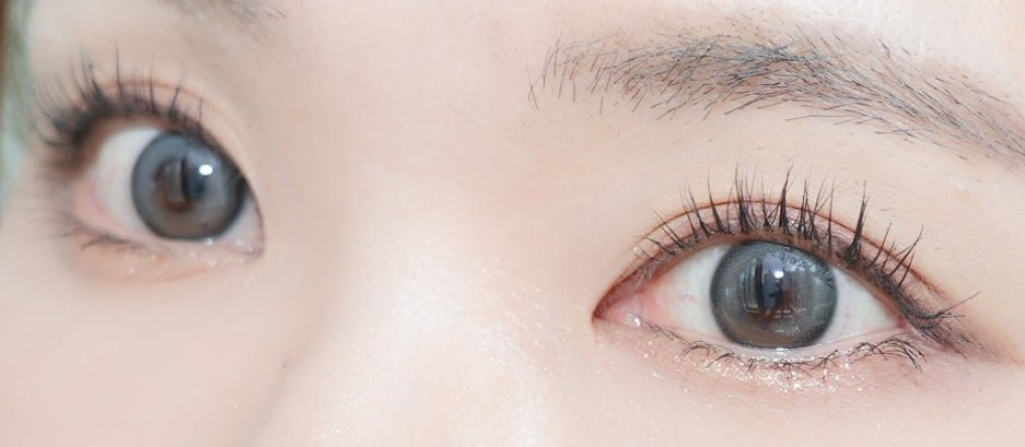Olola Blurring Gray — monthly colored contact lenses, 13.2mm graphic diameter