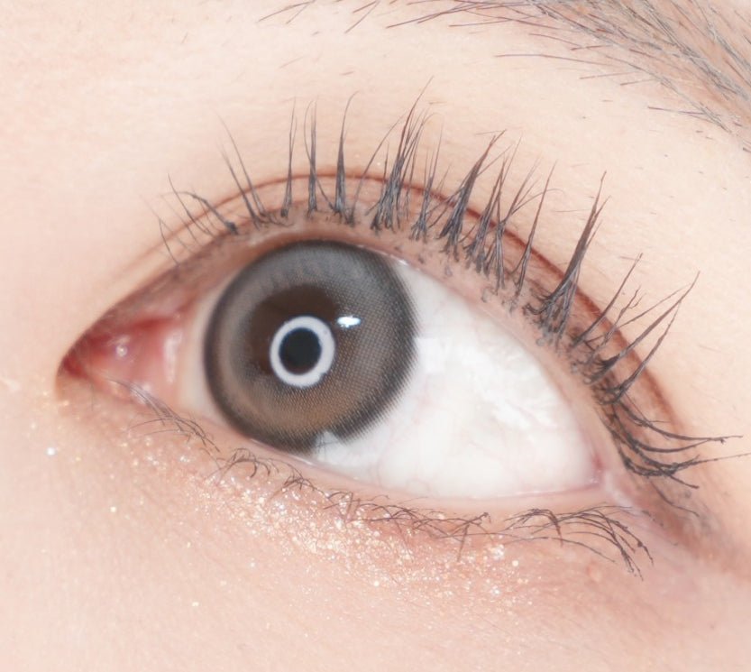 Olola Blurring Gray — monthly colored contact lenses, 13.2mm graphic diameter