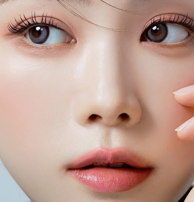 Olola Blurring Gray — monthly colored contact lenses, 13.2mm graphic diameter