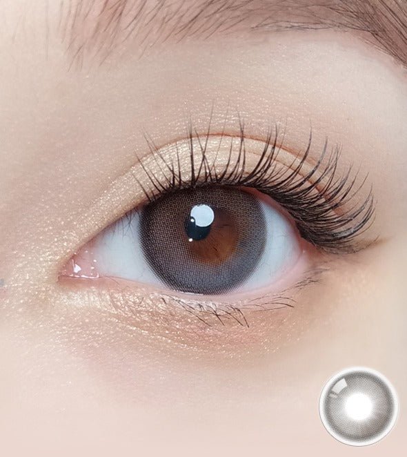 Olola Daymood Gray (10p) colored contact lens, 13.1mm graphic diameter, Daily wear
