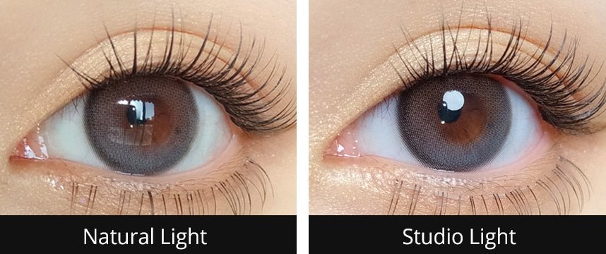Olola Daymood Gray (10p) colored contact lens, 13.1mm graphic diameter, Daily wear