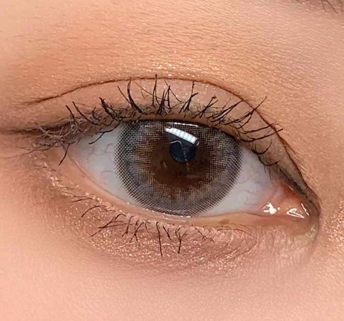 Olola Dazzling Ice Gray (10p) colored contact lens, 13.1mm graphic diameter, Daily wear