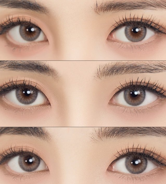 Olola Dazzling Ice Gray (10p) colored contact lens, 13.1mm graphic diameter, Daily wear