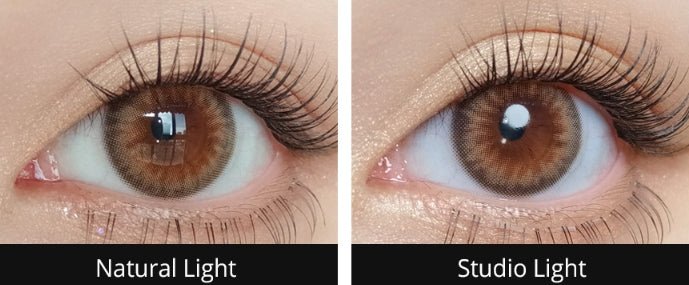 Olola Dazzling Rosie Hazel (10p) colored contact lens, 13.1mm graphic diameter, Daily wear