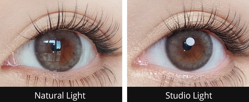 Olola Dearsome Ash Gray — monthly colored contact lenses, 13.1mm graphic diameter