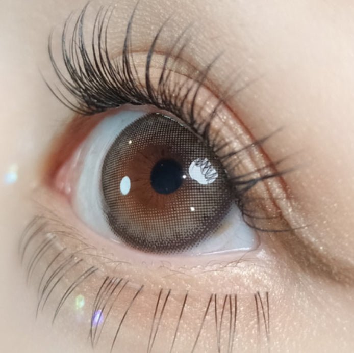Olola Dearsome Ash Gray — monthly colored contact lenses, 13.1mm graphic diameter