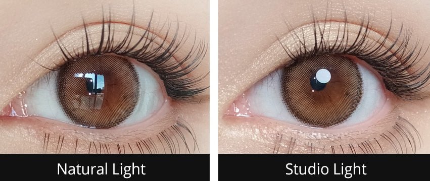 Olola Dearsome Milk Brown — monthly colored contact lenses, 13.1mm graphic diameter