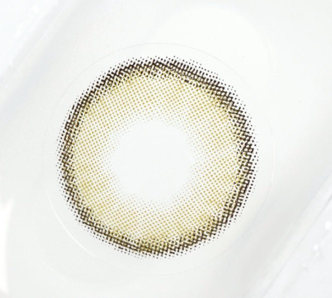 Olola Dearsome Olive Green — monthly colored contact lenses, 13.1mm graphic diameter