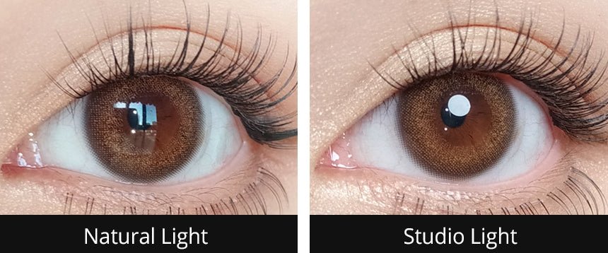 Olola Dewie Brown — monthly colored contact lenses, 13.0mm graphic diameter