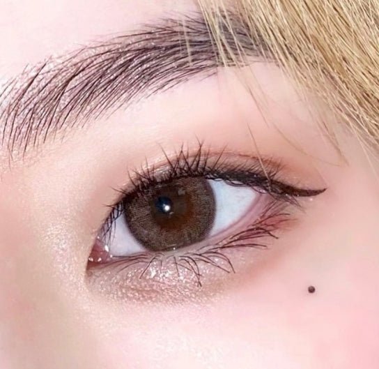 Olola Mellows Muse Brown (10p) colored contact lens, 13.1mm graphic diameter, Daily wear