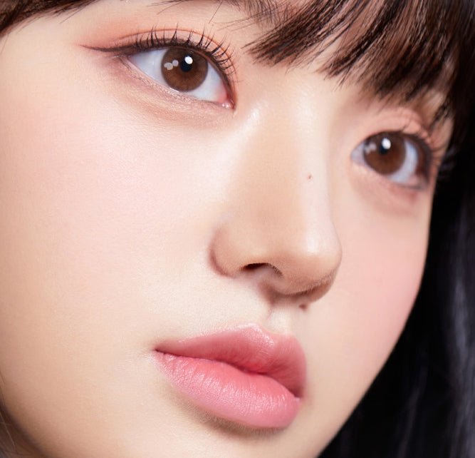 Olola Mellows Cotton Brown colored contact lens, 12.8mm graphic diameter, 3-6 Months wear