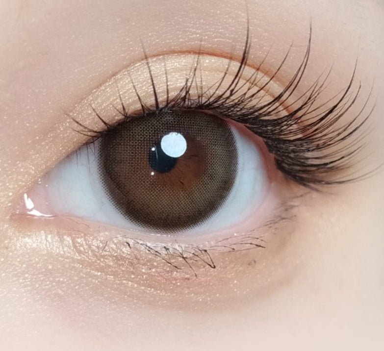 Olola Muted Choco — monthly colored contact lenses, 13.5mm graphic diameter