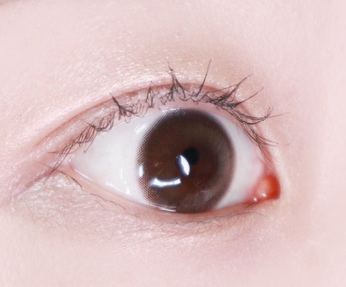 Olola Muted Choco — monthly colored contact lenses, 13.5mm graphic diameter