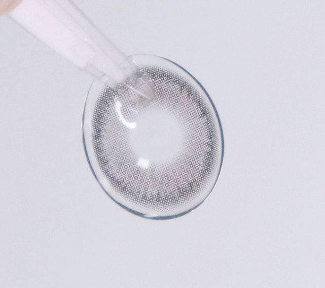 Olola Muted Gray — monthly colored contact lenses, 13.5mm graphic diameter