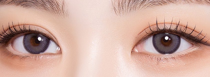 Olola Muted Gray — monthly colored contact lenses, 13.5mm graphic diameter