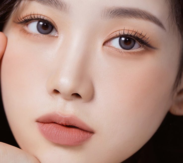 Olola Muted Gray — monthly colored contact lenses, 13.5mm graphic diameter