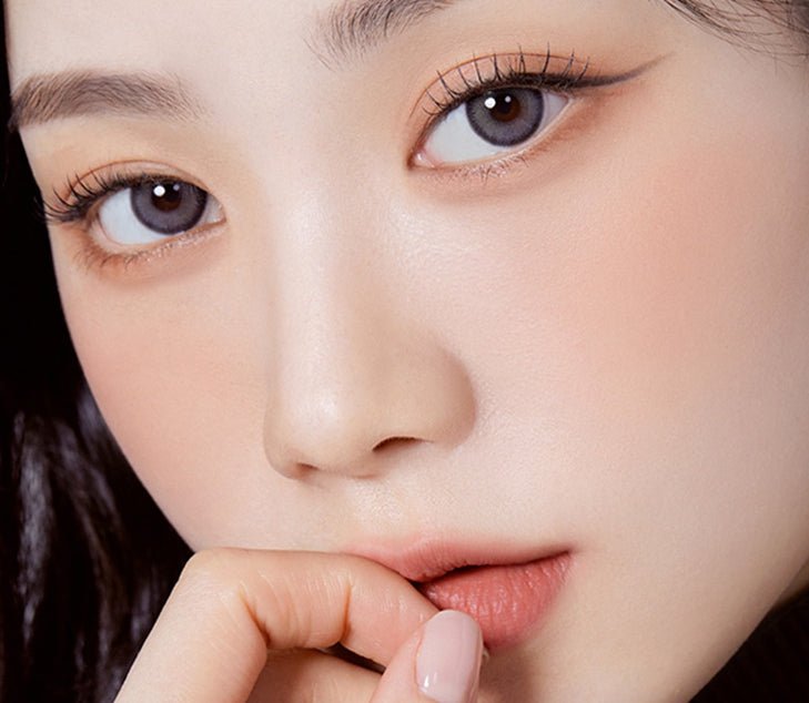 Olola Muted Gray — monthly colored contact lenses, 13.5mm graphic diameter
