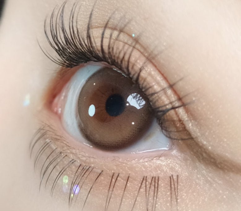 Olola Purity Shine Taupe Brown (10p) colored contact lens, 13.1mm graphic diameter, Daily wear