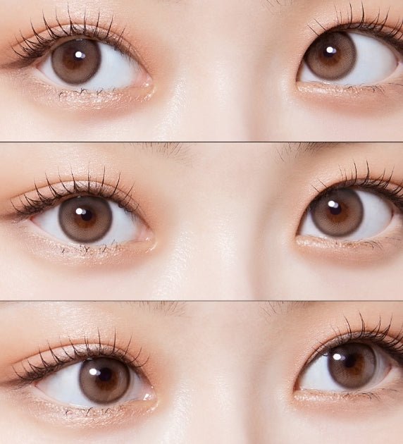 Olola Purity Shine Taupe Brown (10p) colored contact lens, 13.1mm graphic diameter, Daily wear