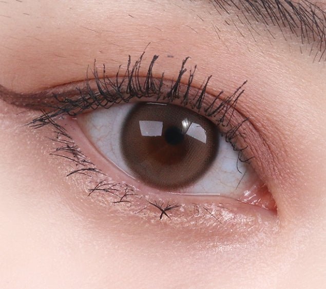 Olola Purity Shine Taupe Brown (10p) colored contact lens, 13.1mm graphic diameter, Daily wear