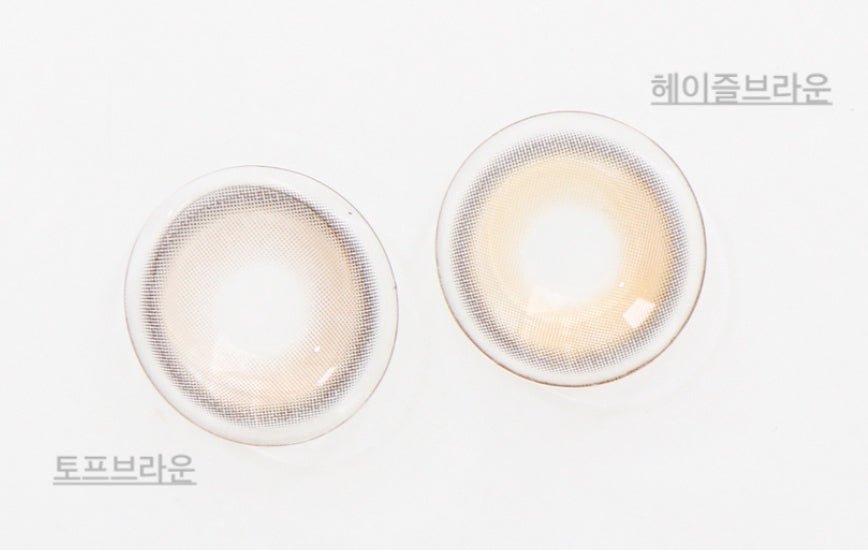 Olola Purity Shine Taupe Brown (10p) colored contact lens, 13.1mm graphic diameter, Daily wear