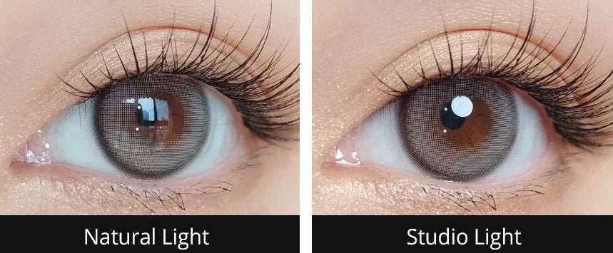 Olola Purity Shine Sheer Gray — monthly colored contact lenses, 13.2mm graphic diameter