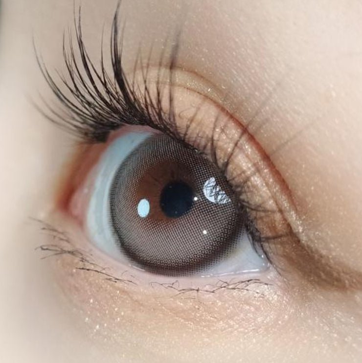Olola Purity Shine Sheer Gray — monthly colored contact lenses, 13.2mm graphic diameter