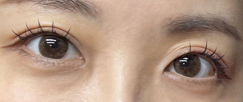 Olola Swany Pure Choco — monthly colored contact lenses, 13.3mm graphic diameter