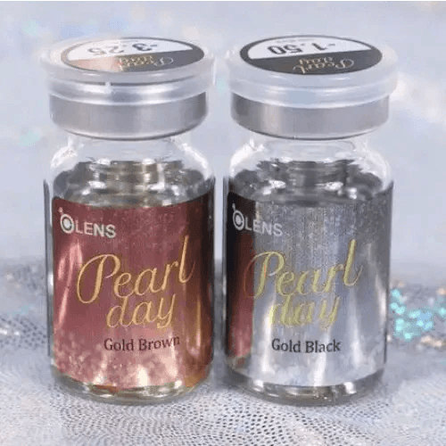 Olens Pearl Day Gold Brown — contact lens packaging