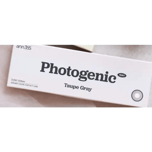LensVery Photogenic Taupe Gray (10p) — contact lens packaging