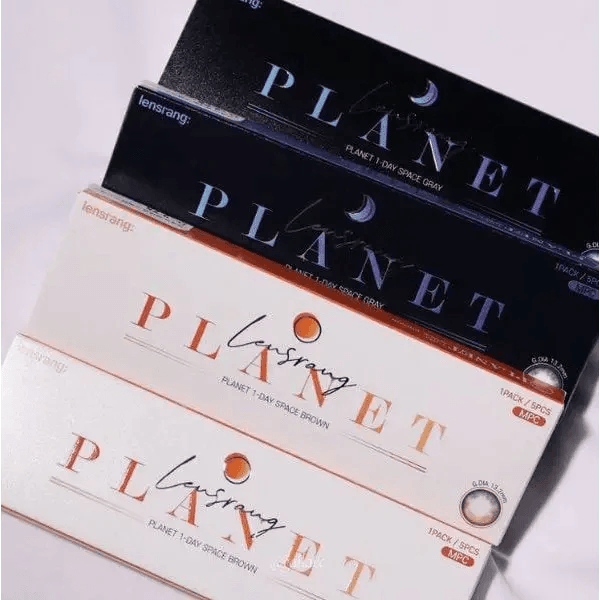 LensRang Planet 1Day Space Brown (5p) — contact lens packaging