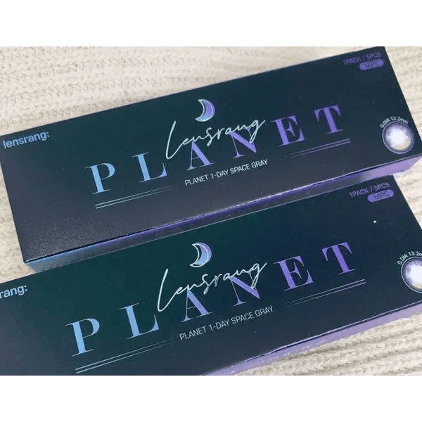 LensRang Planet 1Day Space Gray (5p) — contact lens packaging