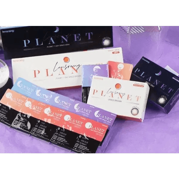 LensRang Planet Space Gray — contact lens packaging
