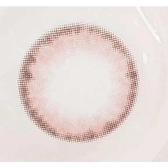 LensTown Pocopong Pink — close-up of the contact lens design