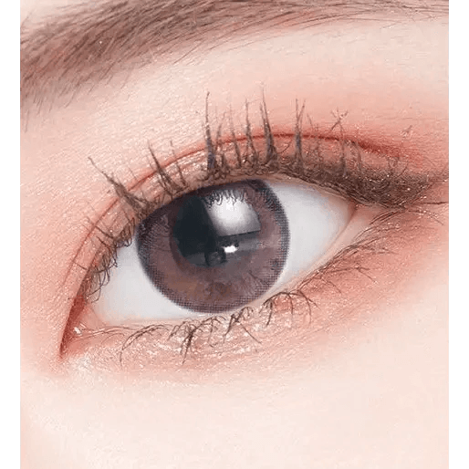 LensTown Pocopong Pink — single-eye close-up showing the contact lens appearance