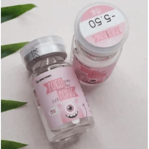 LensTown Pocopong Pink — contact lens packaging