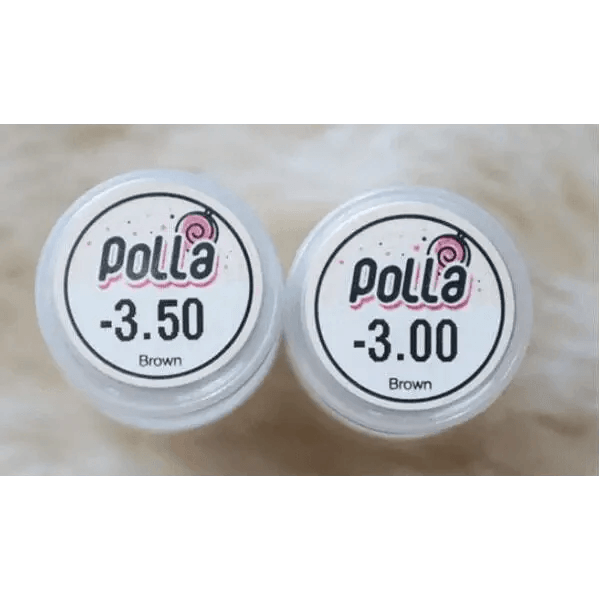 Olens Polla Brown — contact lens packaging