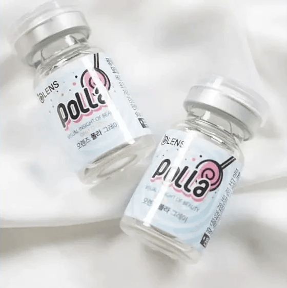 Olens Polla Gray — contact lens packaging
