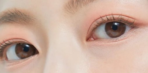 Olens Pure Teen Choco colored contact lens, 12.8mm graphic diameter, Monthly wear