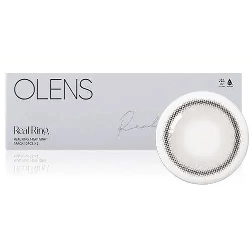 Olens Real Ring 1Day Gray (20p) — contact lens packaging