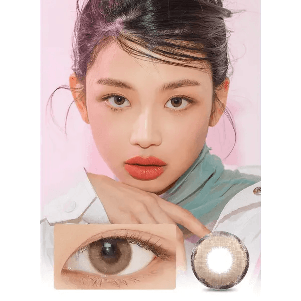 LensVery Rich Ann Indie Brown (6p) colored contact lens, 13.0mm graphic diameter, Daily wear