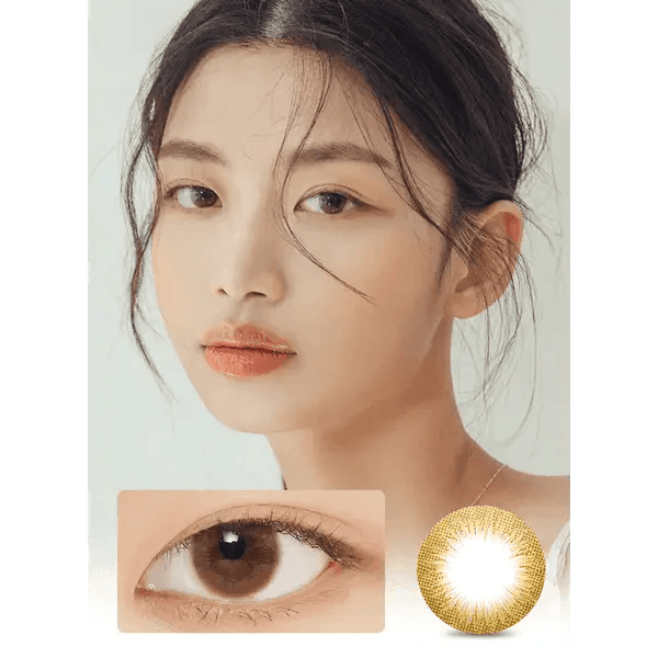 LensVery Rich Ann Latte Brown (6p) colored contact lens, 13.2mm graphic diameter, Daily wear