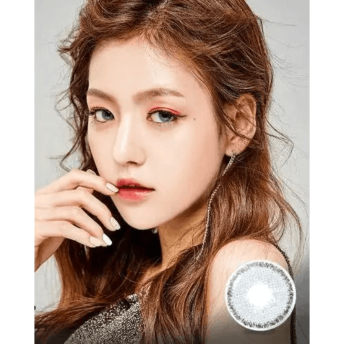 Olens Rich Blue colored contact lens, 13.0mm graphic diameter, Monthly wear