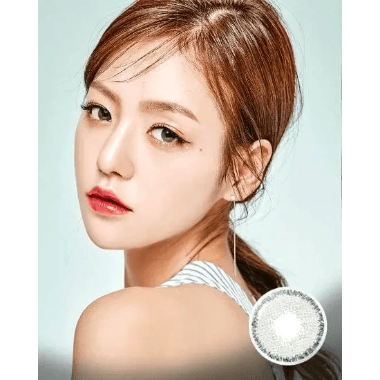 Olens Rich Green colored contact lens, 13.0mm graphic diameter, Monthly wear
