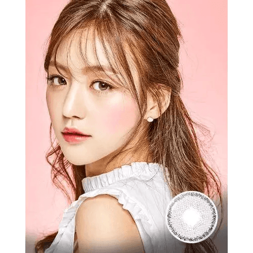 Olens Rich Pink colored contact lens, 13.0mm graphic diameter, Monthly wear