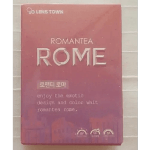 LensTown Romantea Rome Pink — contact lens packaging