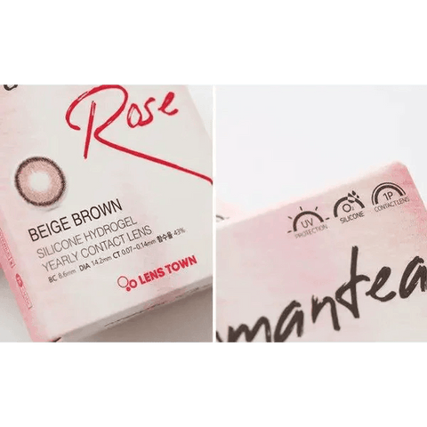 Romantea Rose Beige Brown Romantea Rose Beige Brown
